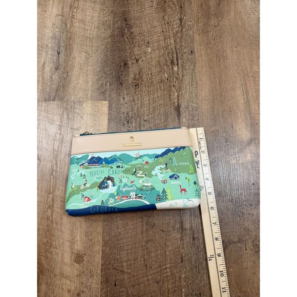 Spartina 449 Blue Ridge Mountains North Carolina Clutch Wristlet *Read - Picture 9 of 10
